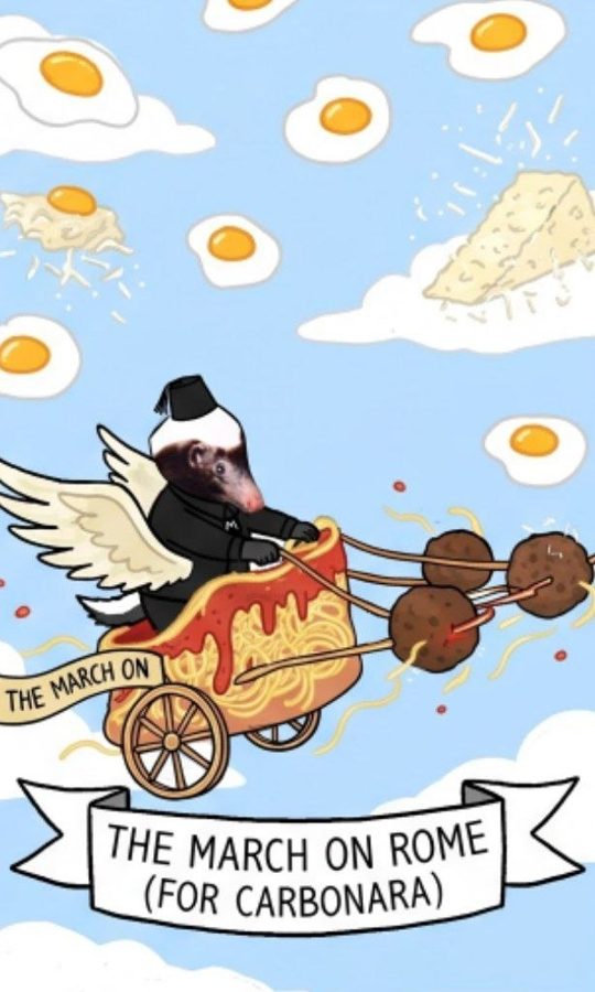 The march on Rome for carbonara
